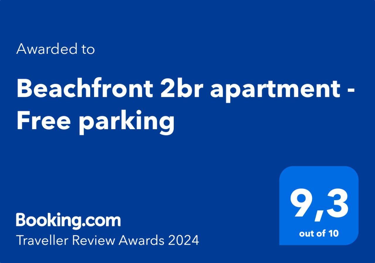 Livadi  Beachfront 2Br Apartment - Free Parking מראה חיצוני תמונה